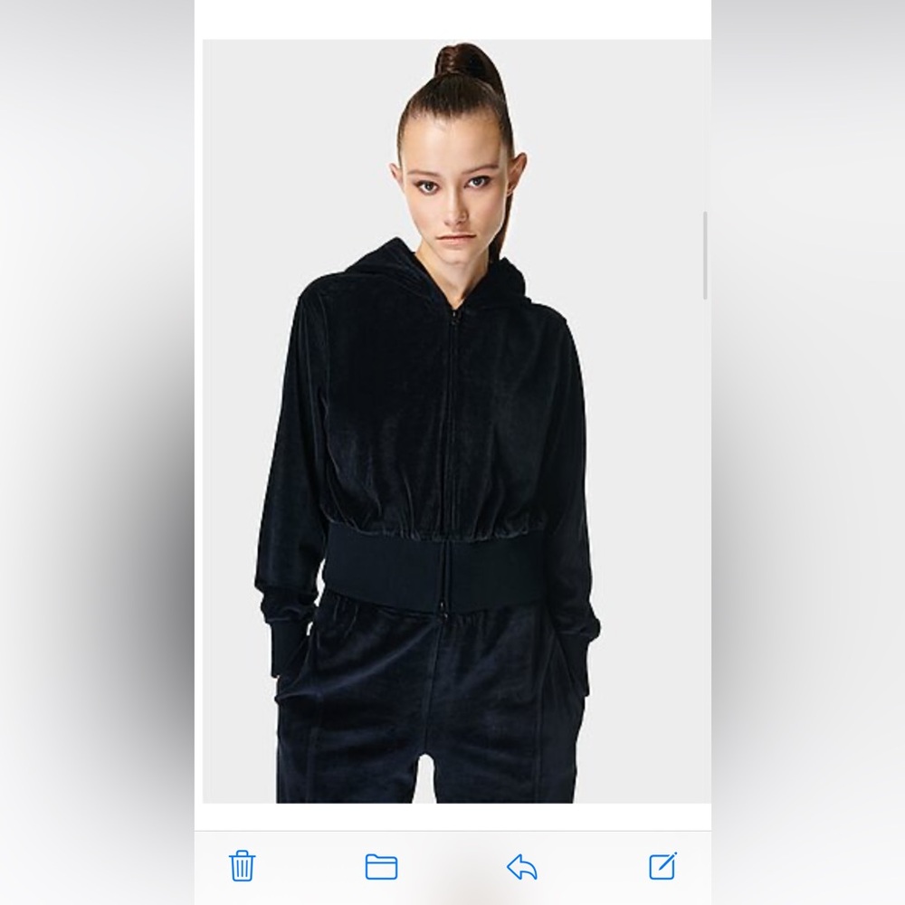 Sweaty Betty Retake Velour Zip Through Jacket NWT